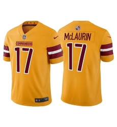 Washington Commanders #17 Terry McLaurin Gold Vapor Untouchable Stitched Football Jersey
