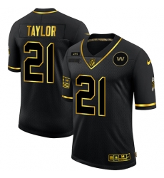 Washington Commanders 21 Sean Taylor Black Gold Vapor Untouchable Limited Jersey