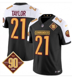 Washington Commanders 21 Sean Taylor Black White Limited Stitched Football Jersey Washington Commanders 21 Sean Taylor Black White Limited Stitched Football Jersey