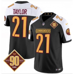 Washington Commanders 21 Sean Taylor Black White Limited Stitched Football Jersey
