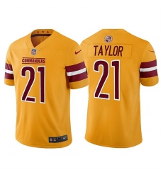 Washington Commanders #21 Sean Taylor Gold Vapor Untouchable Stitched Football Jersey