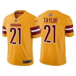 Washington Commanders #21 Sean Taylor Gold Vapor Untouchable Stitched Football Jersey