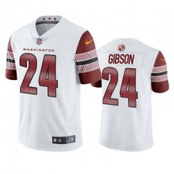 Washington Commanders 24 Antonio Gibson 2022 Burgundy Game Stitched jerseyWhite