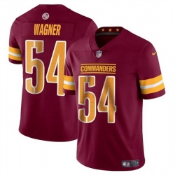 Washington Commanders 54 Bobby Wagner Burgundy Vapor Limited Stitched Football Jersey