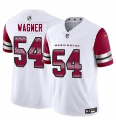 Washington Commanders 54 Bobby Wagner White 2023 F U S E Vapor Limited Stitched Football Jersey