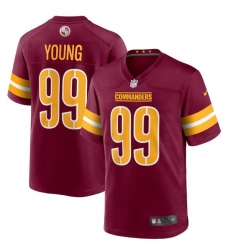 Washington Commanders 99 Chase Young 2022 Burgundy Game Stitched Jersey