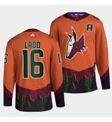 Arizona Coyotes 16 Andrew Ladd Orange 2022 23 Reverse Retro Stitched Jersey
