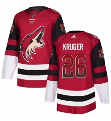 Arizona Coyotes 26 Marcus Kruger Maroon Drift Fashion NHL jersey
