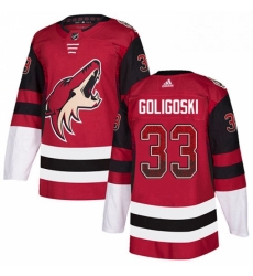 Arizona Coyotes 33 Alex Goligoski Maroon Drift Fashion NHL jersey