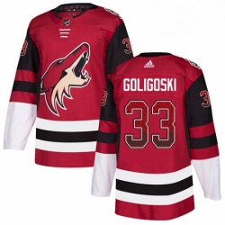 Arizona Coyotes 33 Alex Goligoski Maroon Drift Fashion NHL jersey