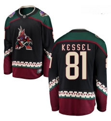Arizona Coyotes 81 Evgeni Kessel Black Breakaway Player Jersey