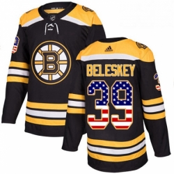 Boston Bruins 39 Matt Beleskey Black USA Flag Fashion NHL jersey