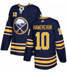 Buffalo Sabres 10 Dale Hawerchuk Navy Blue Home NHL jersey