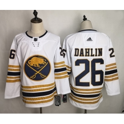Buffalo Sabres 26 Rasmus Dahlin White 50th Anniversary Jersey