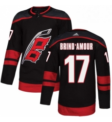 Carolina Hurricanes 17 Rod BrindAmour Black Alternate NHL Jerse