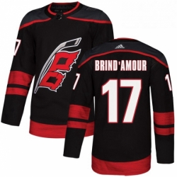 Carolina Hurricanes 17 Rod BrindAmour Black Alternate NHL Jerse