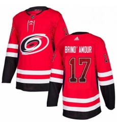 Carolina Hurricanes 17 Rod BrindAmour Red Drift Fashion NHL Jer