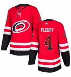 Carolina Hurricanes 4 Haydn Fleury Red Drift Fashion NHL jersey