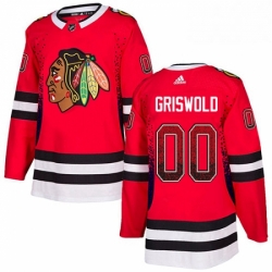 Chicago Blackhawks 00 Clark Griswold Red Drift Fashion NHL jersey