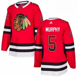 Chicago Blackhawks 5 Connor Murphy Red Drift Fashion NHL jersey