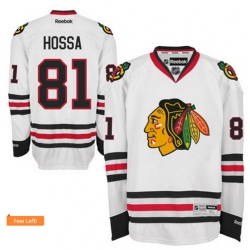 Chicago Blackhawks #81 Marian Hossa Reebok Away Premier Jersey