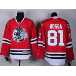Chicago Blackhawks #81 Marian Hossa Stitched Red Jerseys