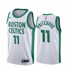 Boston Celtics 11 Payton Pritchard White NBA Swingman 2020 21 City Edition Jersey Boston Celtics 11 Payton Pritchard White NBA Swingman 2020 21 City Edition Jersey