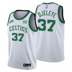 Boston Celtics 37 Semi Ojeleye White Releases Classic Edition NBA 75th Anniversary jersey