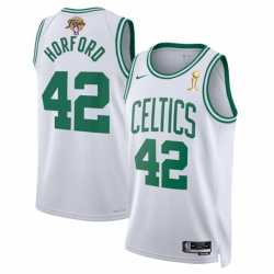 Boston Celtics 42 Al Horford White 2024 Finals Champions Association Edition Stitched Basketball Jersey