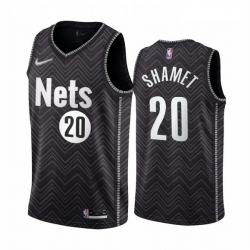 Brooklyn Nets 20 Landry Shamet Black NBA Swingman 2020 21 Earned Edition Jersey