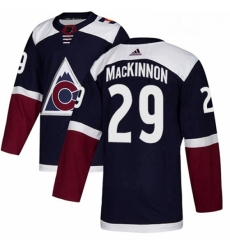 Colorado Avalanche 29 Nathan MacKinnon Navy Blue Alternate NHL Jersey