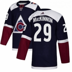 Colorado Avalanche 29 Nathan MacKinnon Navy Blue Alternate NHL Jersey