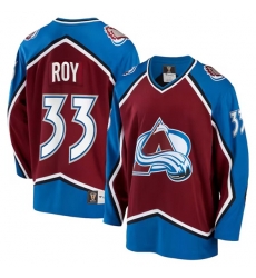 Colorado Avalanche 33 Patrick Roy Burgundy Stitched Jersey