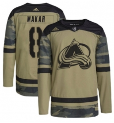 Colorado Avalanche 8 Cale Makar Camo Salute To Service Stitched Jersey