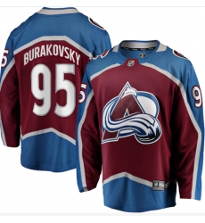 Colorado Avalanche 95 Andre Burakovsky Burgundy Home Stitched NHL Jersey