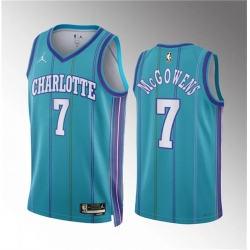 Charlotte Hornets 7 Bryce McGowens Teal 2023-24 Classic Edition Stitched Basketball Jersey