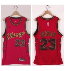 Chicago Bulls 23 Michael Jordan Red Commemorative Edition Jordan Brand Swingman Jersey