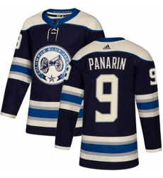 Columbus Blue Jackets 9 Artemi Panarin Navy Blue Alternate NHL jersey