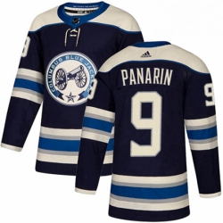 Columbus Blue Jackets 9 Artemi Panarin Navy Blue Alternate NHL jersey