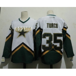 Dallas Stars 35 MARTY TURCO 2003 CCM Throwback Home NHL Jersey