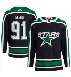 Dallas Stars 91 Tyler Seguin Black Reverse Retro Player Jersey