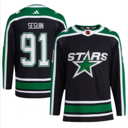 Dallas Stars 91 Tyler Seguin Black Reverse Retro Player Jersey