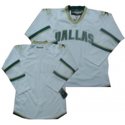 Dallas Stars Blank White Jerseys