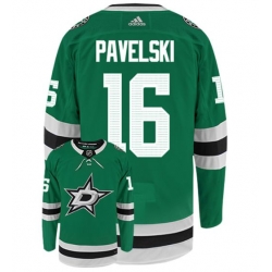 Dallas Starts 16 Joe Pavelski Green NHL Hockey Jersey