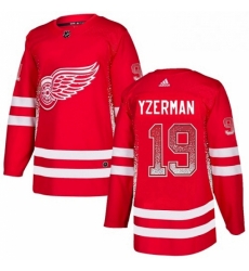 Detroit Red Wings 19 Steve Yzerman Red Drift Fashion NHL jersey