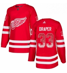 Detroit Red Wings 33 Kris Draper Red Drift Fashion NHL jersey