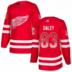 Detroit Red Wings 83 Trevor Daley Red Drift Fashion NHL jersey