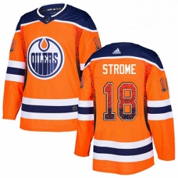 Edmonton Oilers 18 Ryan Strome Orange Drift Fashion NHL jersey