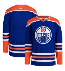 Edmonton Oilers Blank Royal Stitched Jersey