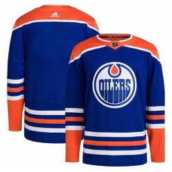 Edmonton Oilers Blank Royal Stitched Jersey